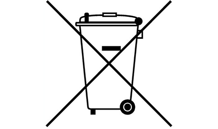 WEEE crossed out wheelie bin symbol